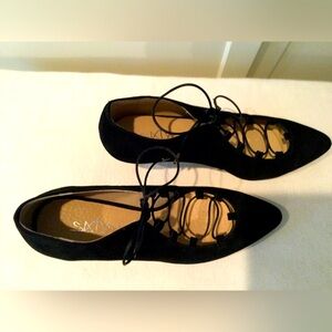 Sixtyseven Ghillie Tie Black Shoes